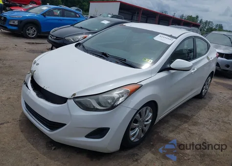 2011 Hyundai Elantra Gls z USA, uszkodzony, nr VIN 5NPDH4AE1BH032618